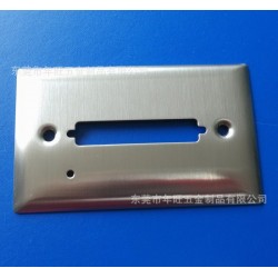 304不锈钢冲压面板 金属拉丝面板订做 86型开关装饰面盖框