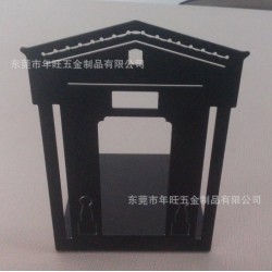 定制 五金折弯书靠 拉丝不锈钢书档 铁喷漆书立 Metal Book Ends