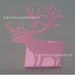 东莞订做 铁喷漆书立 档书板 L型书靠 创意文具礼品 铁制镂空书立