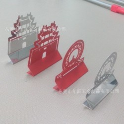 来图订做 高档金属书档 铁质喷漆书靠 创意文具书架 L型书立