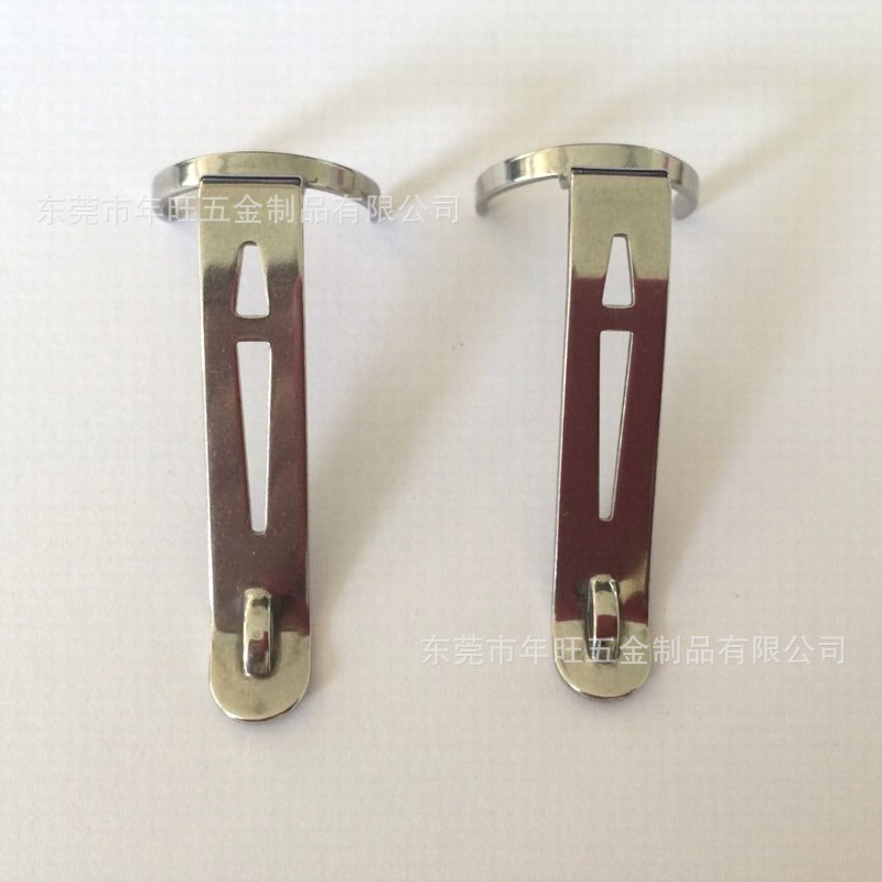 专业供应 高档LED手电筒夹 金属抱夹 不锈钢热处理弹性夹子