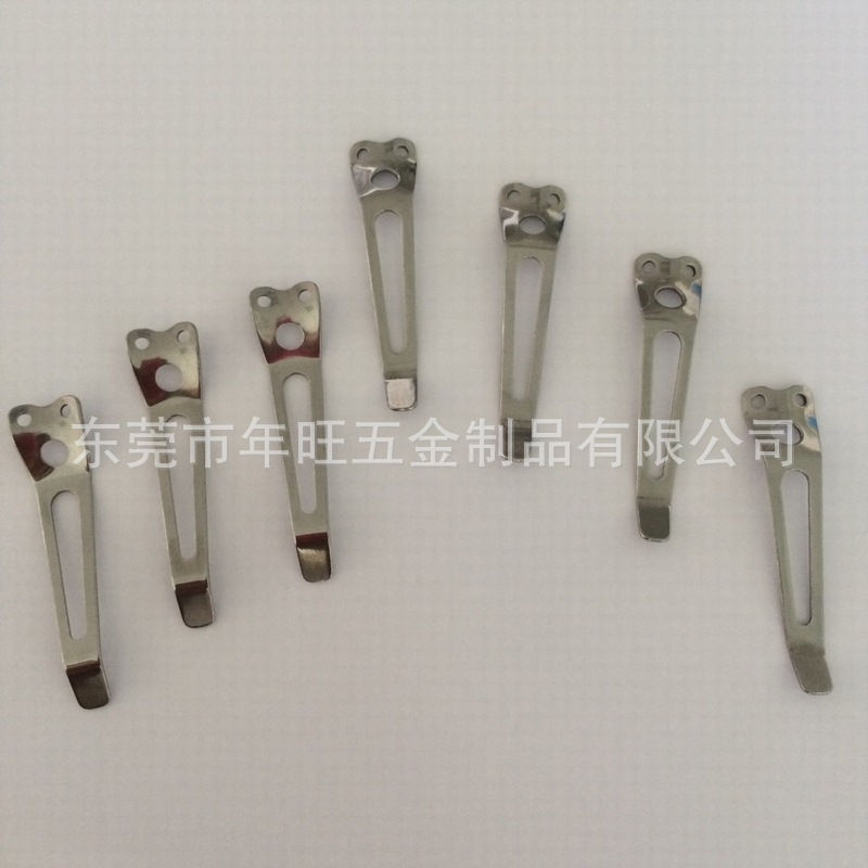 年旺供应 LED强光手电筒夹子 弹性锁螺丝 金属抱夹 12x50mm