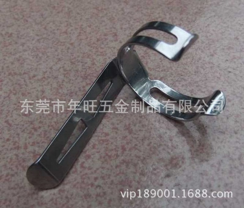 东莞年旺专业生产 移动电源抱夹 金属不锈钢夹扣 五金笔夹配件