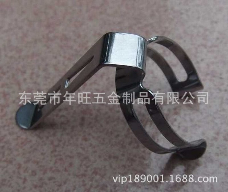 东莞年旺专业生产 移动电源抱夹 金属不锈钢夹扣 五金笔夹配件