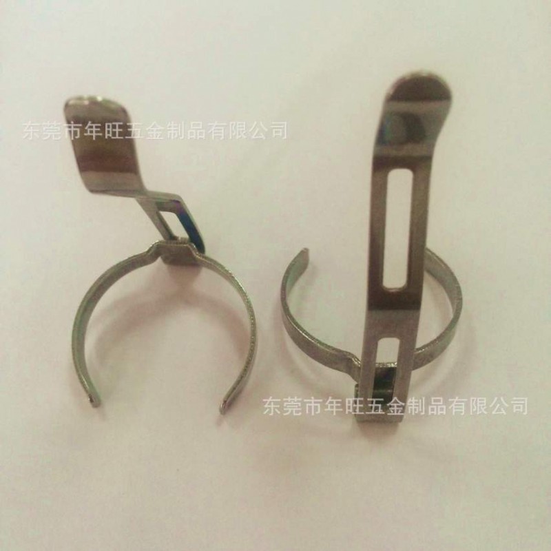 年旺供应 LED强光手电筒夹子 弹性 金属抱夹 29x43x55mm