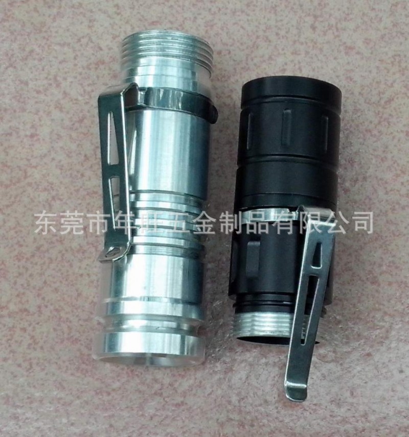 手电筒不锈钢抱夹 led手电筒抱夹 金属笔扣夹子