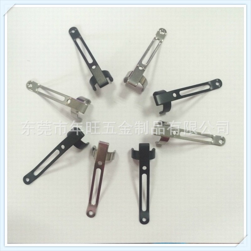 现货 战术手电筒笔夹 手电筒不锈钢抱夹 防身防爆手电筒专用夹子