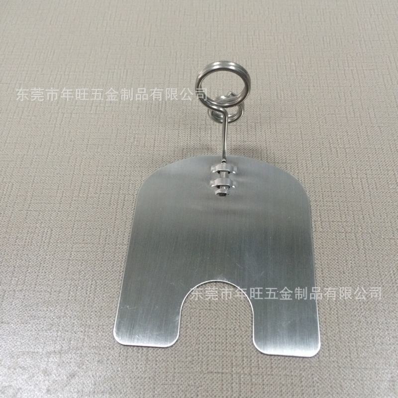 【限时促销多款】不锈钢餐牌夹 餐厅点菜牌底座 KTV酒水牌支架