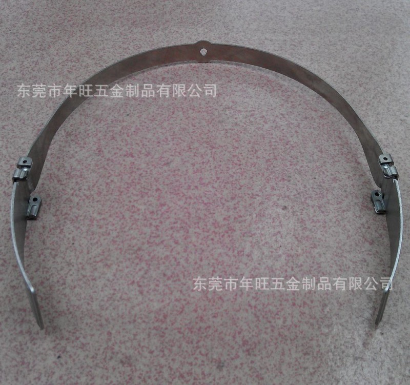 订做高档头戴式耳机冲压钢条 不锈钢五金头条 双面拉丝金属头架钢