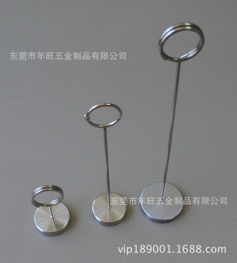 Menu stand 金属餐牌夹 不锈钢台卡 菜牌架