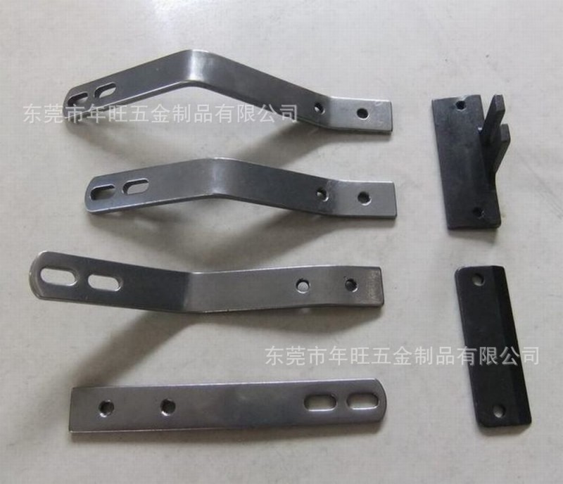 东莞专业订做 冷轧钢L折弯支架 冲压折弯支架 电泳黑色铁质支架