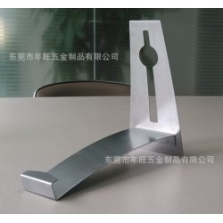 年旺厂订做 不锈钢支架 装饰五金支架 焊接拉丝 冲压折弯支架