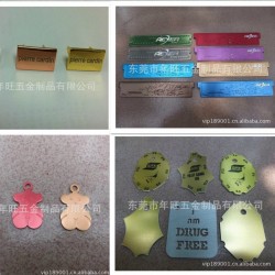 订制行李箱包标牌 礼盒金属铭牌 logo贴商标 合金电镀铭牌