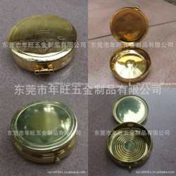 东莞厂家定做 高档铜盒 金属工艺品盒 拉伸电镀铜盒 迷你小盒子