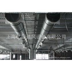 厂家直销螺旋风管、螺旋风管弯头配件、螺旋风管安装工程