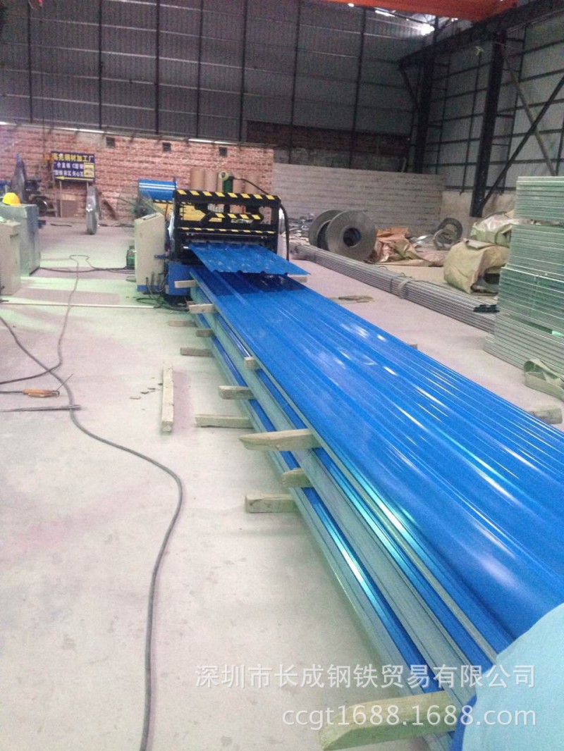 厂家生产供应 上等材质单层蓝色瓦板 耐用瓦版