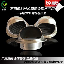 不锈钢排风口排气口出风口半圆球形加厚防割手外墙出风180mm