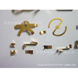 天线弹片、固定连接冲压件片、纽扣电池弹片、镀金镀银弹簧片