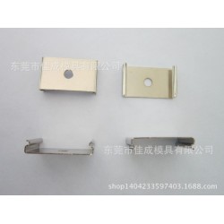 LED照明铝管卡扣件弹片冲压件、洋白铜屏蔽罩、铜自拍杆冲压件