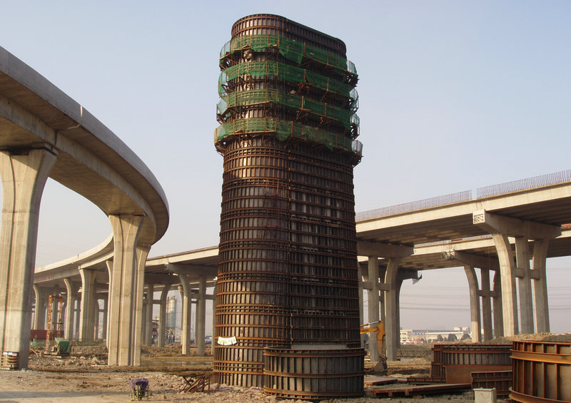 厂家直销桥梁墩柱钢抱箍牛腿优质桥梁钢模板 价钱实惠