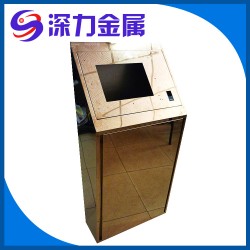 加工定制 SL-1002-1钛金楼宇门禁机座机柜 单门防水金属门禁机座
