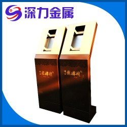 设计生产 ic门禁机机安装台座 SL-1006不锈钢烤漆双色门禁机座