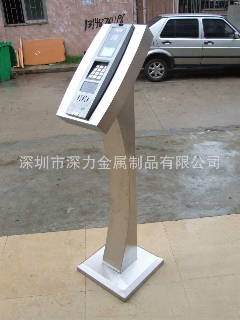 加工定制 SL-1017不锈钢拉丝烤漆组合门禁机座 简易ic门禁机座