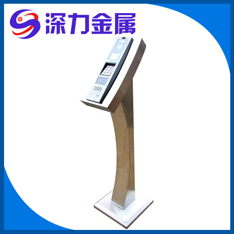 加工定制 SL-1017不锈钢拉丝烤漆组合门禁机座 简易ic门禁机座