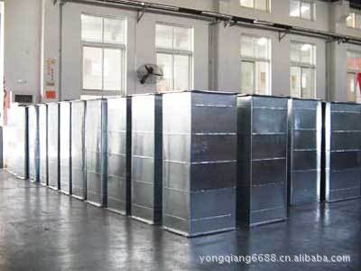 加工空调通风管道-加工共板法兰风管-加工角铁法兰风管