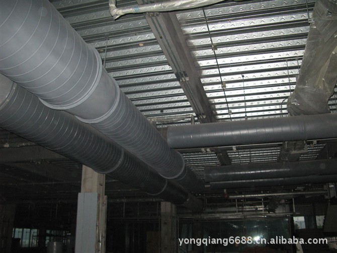 螺旋管安装螺旋管工程|上海螺旋管风管厂家|通风管道安装