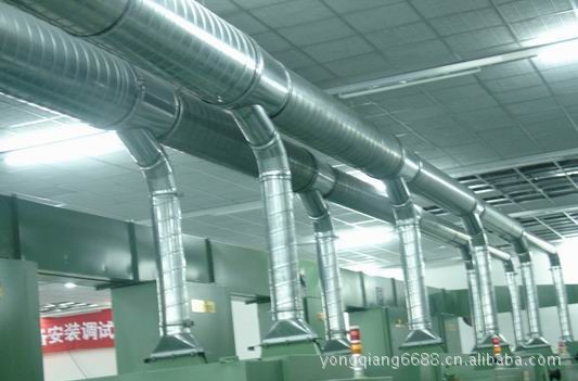 螺旋管安装螺旋管工程|上海螺旋管风管厂家|通风管道安装