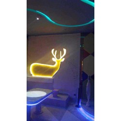 佛山厂家专业订做不锈钢KTV 会所 酒店 商场等墙面背景造型