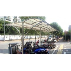 厂家专业生产安装钢结构雨棚 自行车雨棚