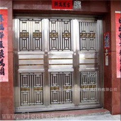 《厂家直销》不锈钢门 定做安装不锈钢庭院门