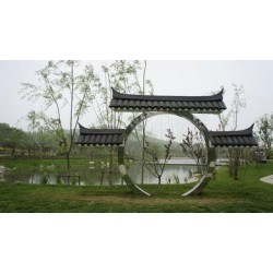 江苏天宇制作安装大型不锈钢广场雕塑 校园雕塑