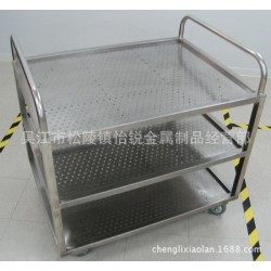 苏州 重庆定做各类不锈钢手推车 工作台 物料台车