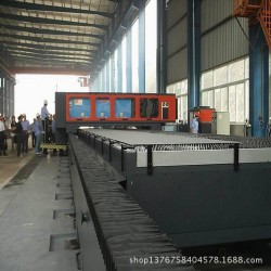 18米长的大型激光切割机+中国武船项目激光切割机 激光切割机