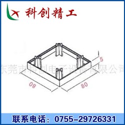 生产工业铝型材 4040工业铝型材封盖 铝型材配件