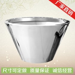 高端组合花盆 不锈钢商场花盆 不锈钢花缸 时尚创意花盆花器