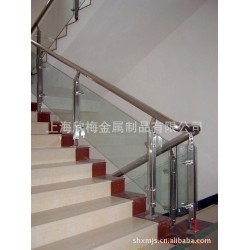 专业定制阳台不锈钢玻璃栏杆 楼梯护栏扶手