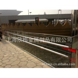 上海厂家加工定制不锈钢玻璃扶手  防撞护栏、栏杆 道路栏杆