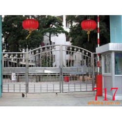 供应不锈钢大门.防盗窗.电动门. 不锈钢商场道具