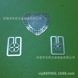 厂家直销 不锈钢镂空耳环薄片 镂空动物礼品挂饰 可定制书签