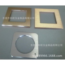 不锈钢电镀礼盒面板 金属产品外壳面板 铝型材面板 合金开关面板