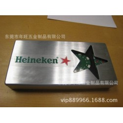 东莞年旺定制 不锈钢镜面面板 铝开关面板 门铃面板