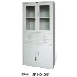 厂家生产山风牌SF-H010型灰白色钢制文件柜