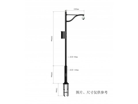 香河琛宝监控立杆 枪机立杆 球机立杆 摄像机立杆 支架 立柱