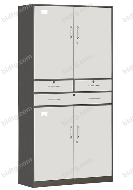 中三屉文件柜-05
