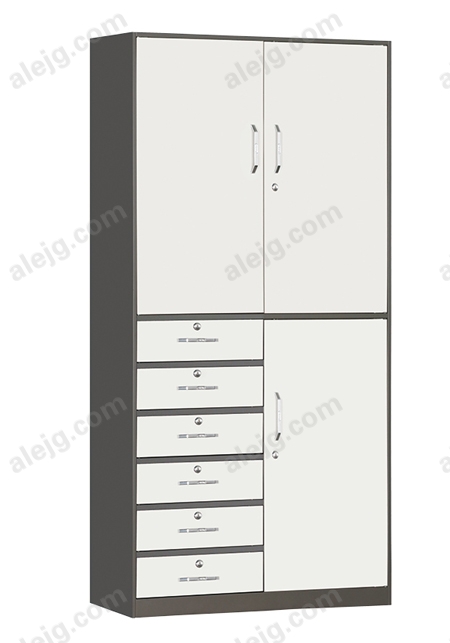 偏六屉铁门柜-10