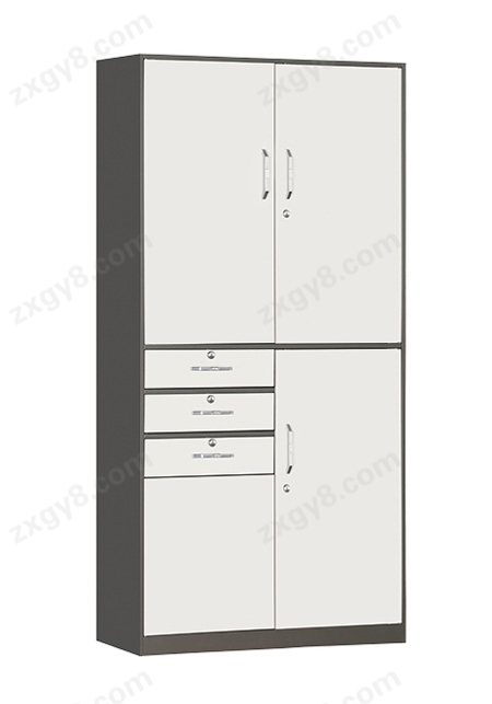 偏三屉文件柜-10